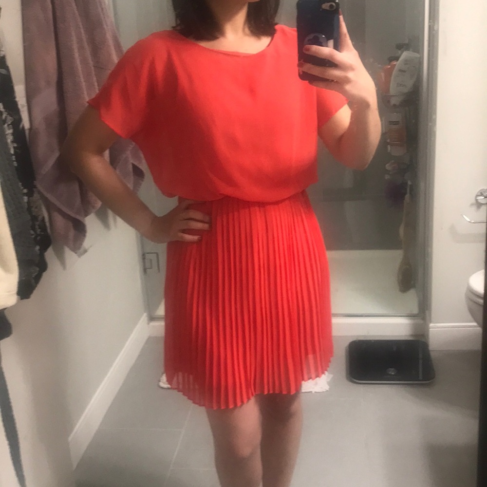 Forever 21 Red/Orange Dress